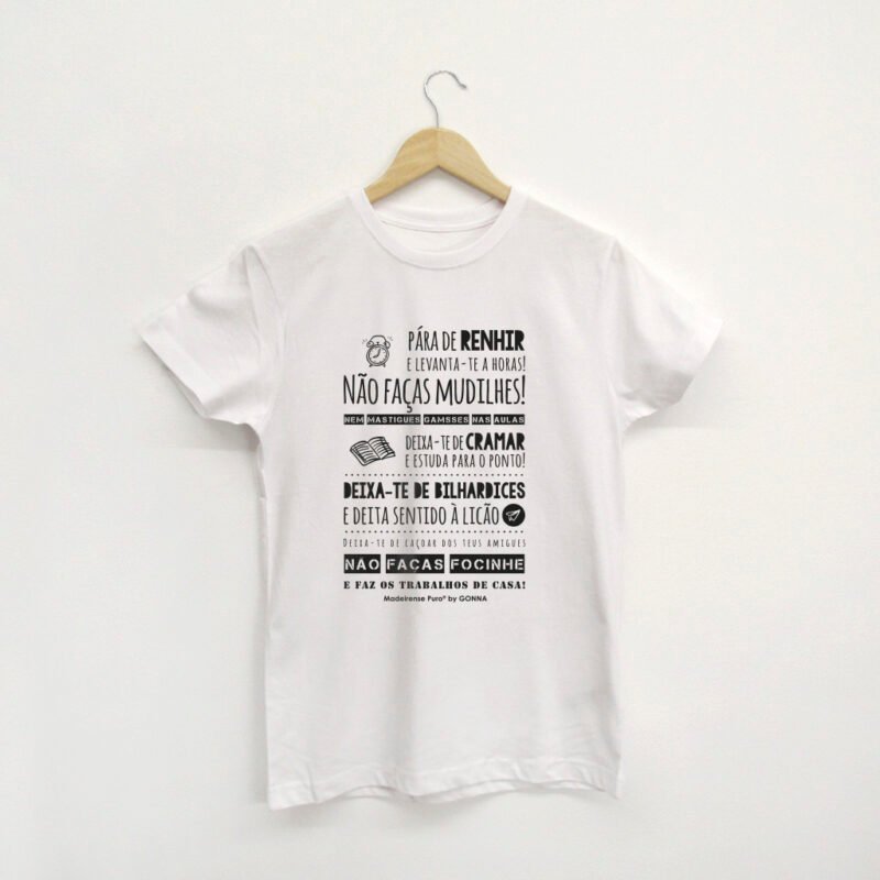t-shirt "Estuda a lição!"