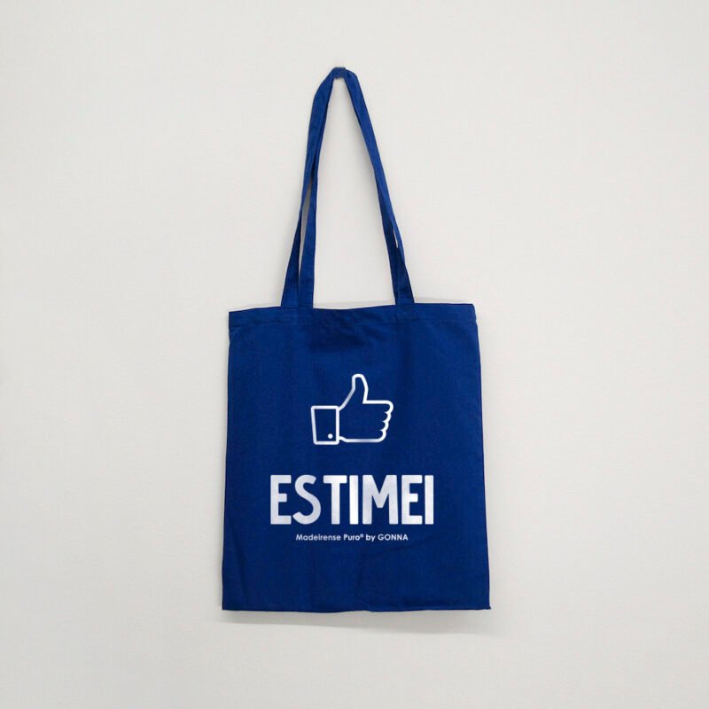 saco de pano - "Like em madeirense - Estimei"
