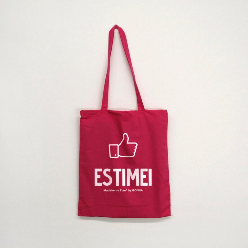 saco de pano - "Like em madeirense - Estimei"