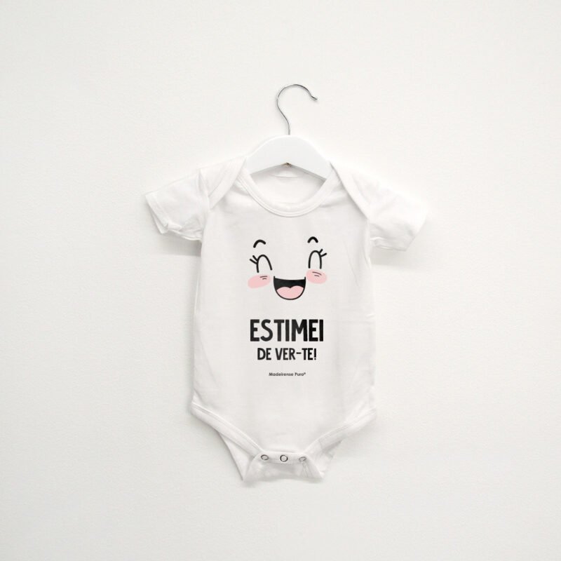 Bodie bebé "Estimei de ver-te"