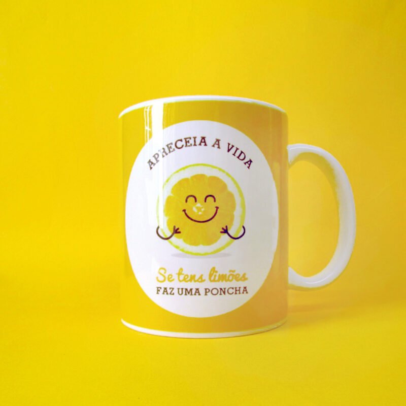 caneca - “Apreceia a vida!”