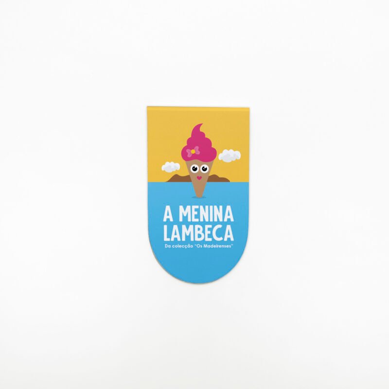 marcador de livro magnético – “A Menina Lambeca”
