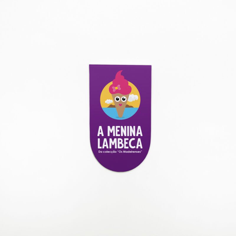 marcador de livro magnético – “A Menina Lambeca”