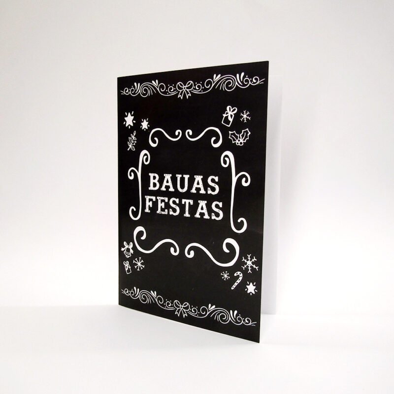 postal – "Bauas Festas"