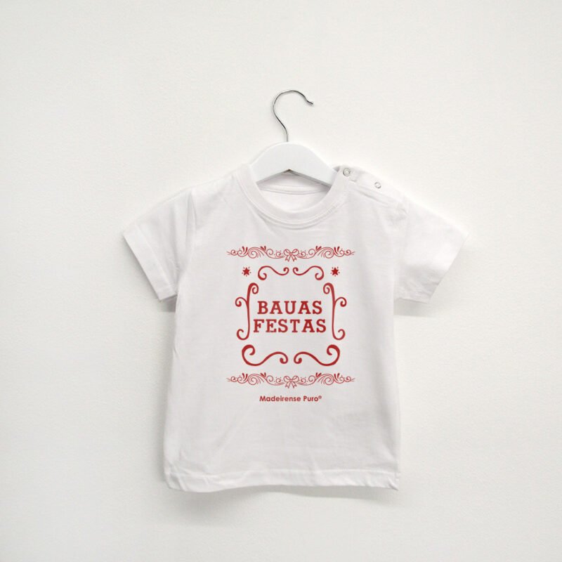 t-shirt bebé “Bauas Festas”