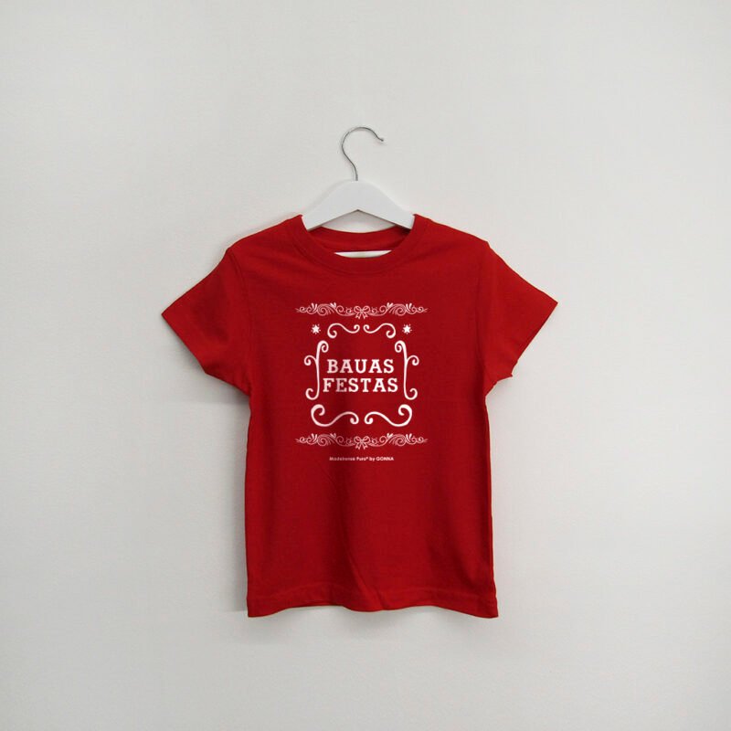 t-shirt criança “Bauas Festas”