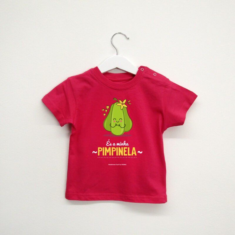 t-shirt bebé “És a minha Pimpinela!”