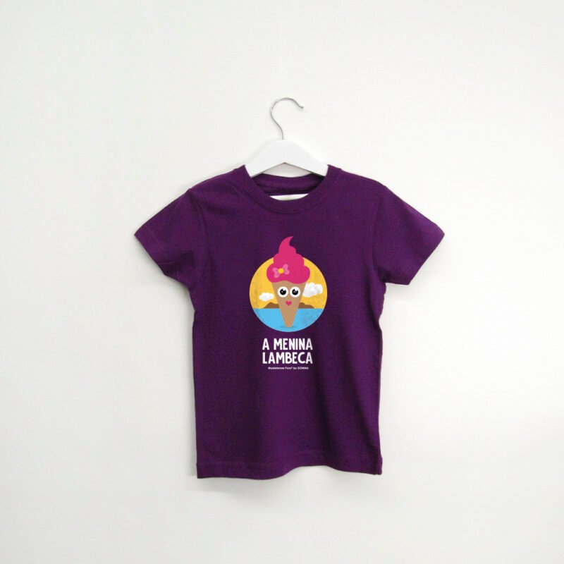 t-shirt criança “A Menina Lambeca”