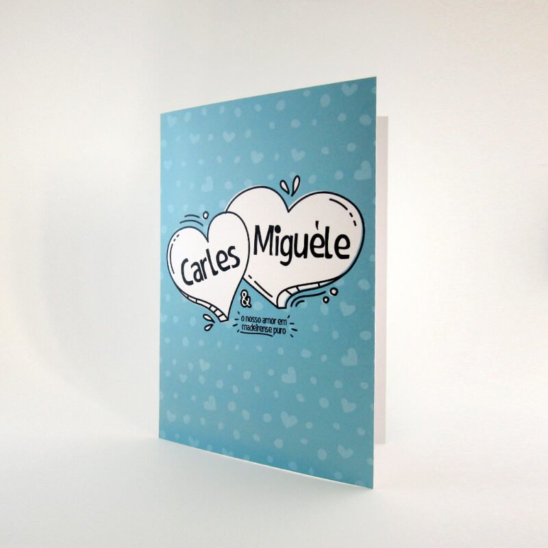 postal – “ESPECIAL: O nosso amor em Madeirense Puro®” (Ele e Ele)