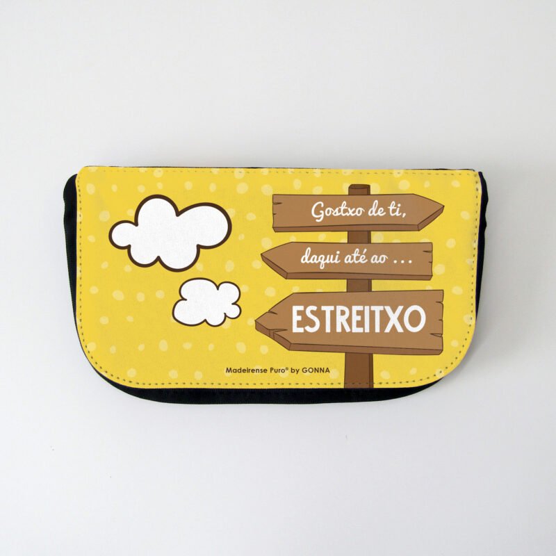 estojo -  “…daqui até ao Estreitxo!”