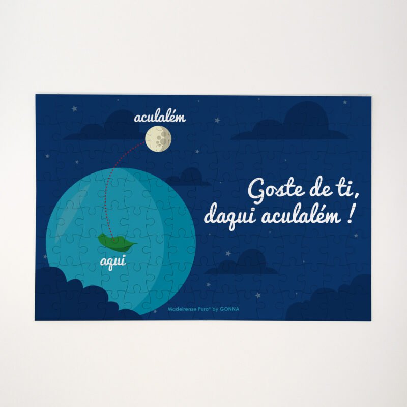 Puzzle 120pc - “Goste de ti daqui aculalém!”