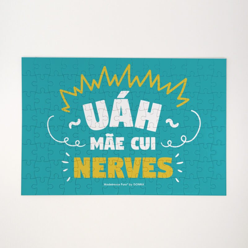 Puzzle 120pc - "Uáh mãe cui nerves!"
