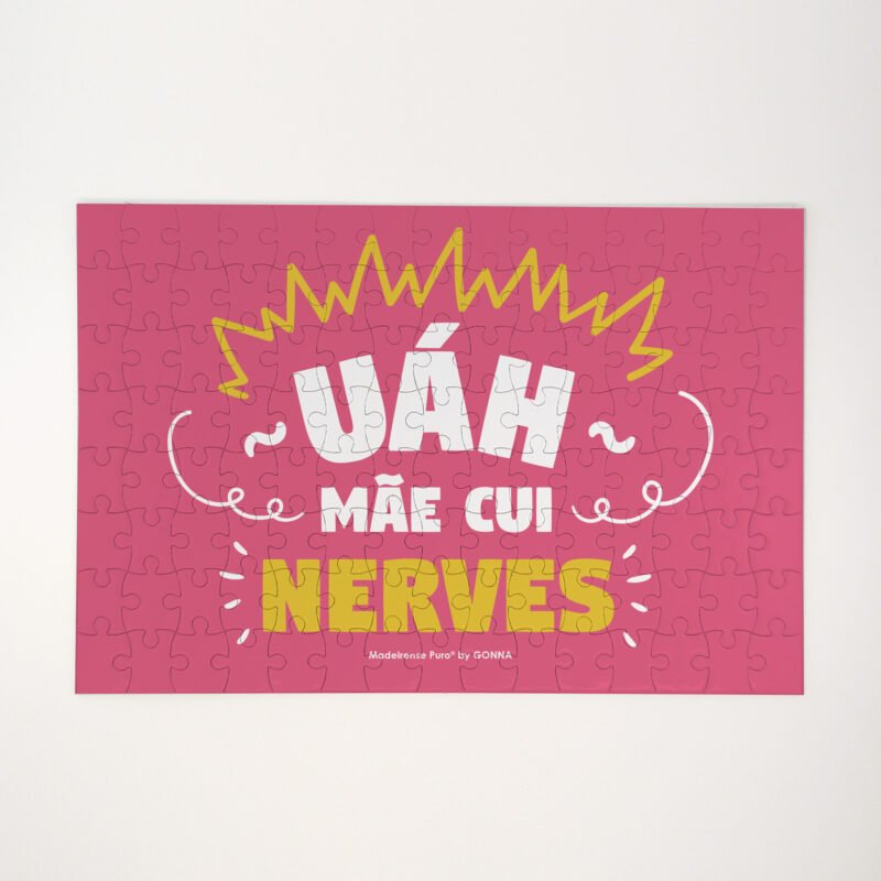 Puzzle 120pc - "Uáh mãe cui nerves!"