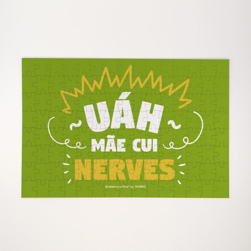 Puzzle 120pc - "Uáh mãe cui nerves!"