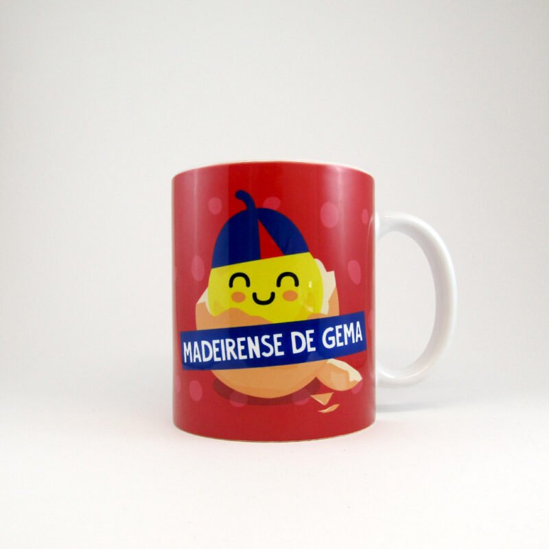 caneca - "Madeirense de gema"
