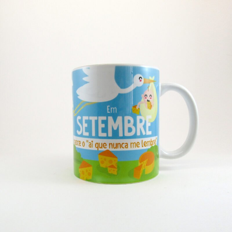 caneca - "Em Setembre nasce o ..."
