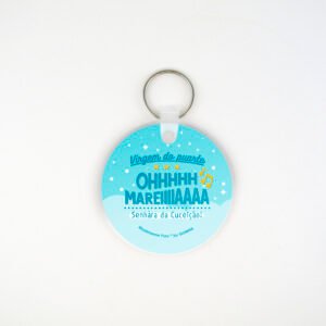 Chaveiro - “Virgem do puarte!” (circular)