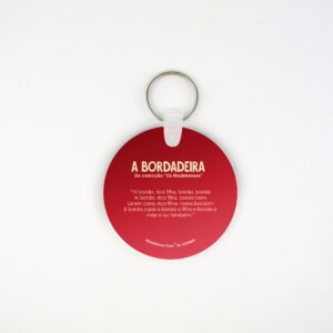 Chaveiro “A Bordadeira” (circular)