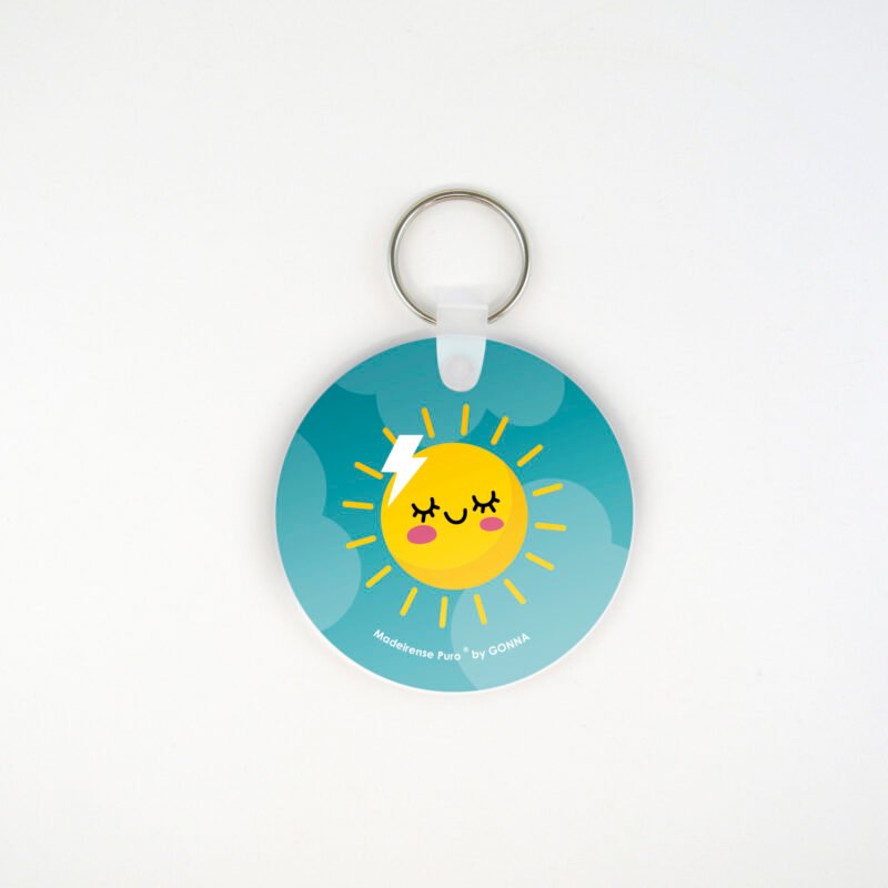 Chaveiro “Mãezeinha, és muite linda!” (circular)
