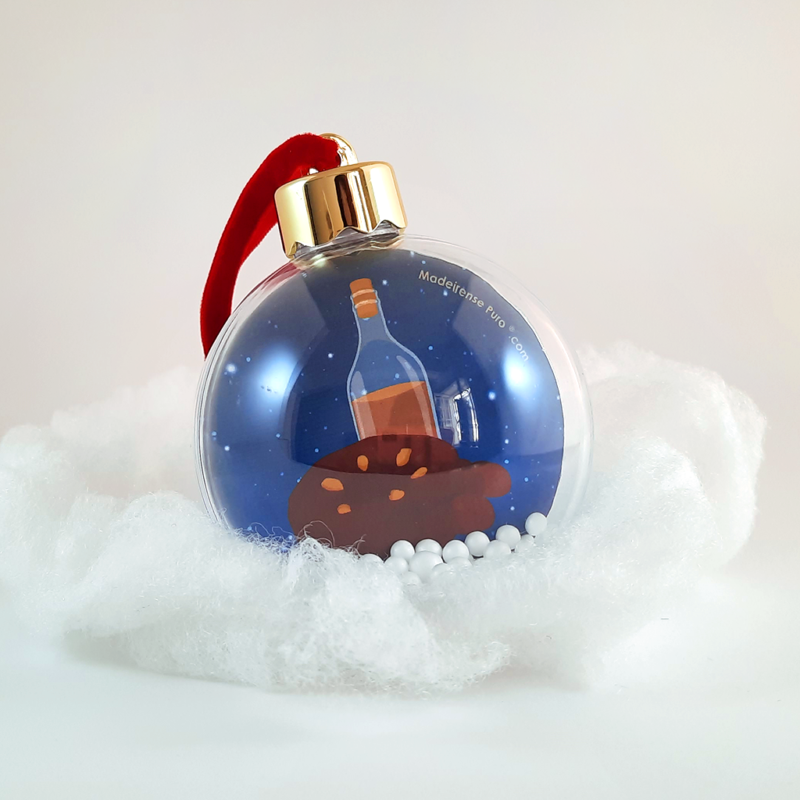Bola de Natal - "Feliz Tim Tam Tum"