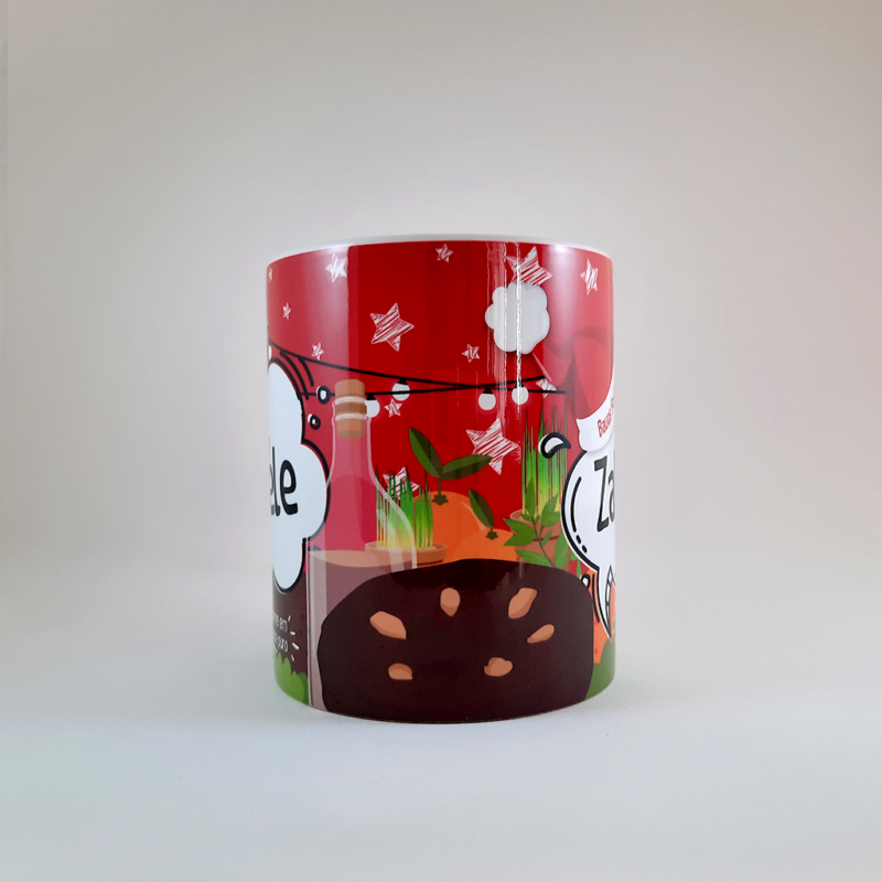 caneca - “ESPECIAL NATAL - O meu NOME em Madeirense Puro®” (Elas)