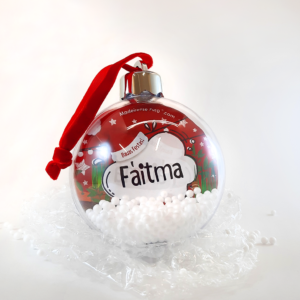 “BOLAS DE NATAL – O meu NOME em Madeirense Puro®” (Elas)