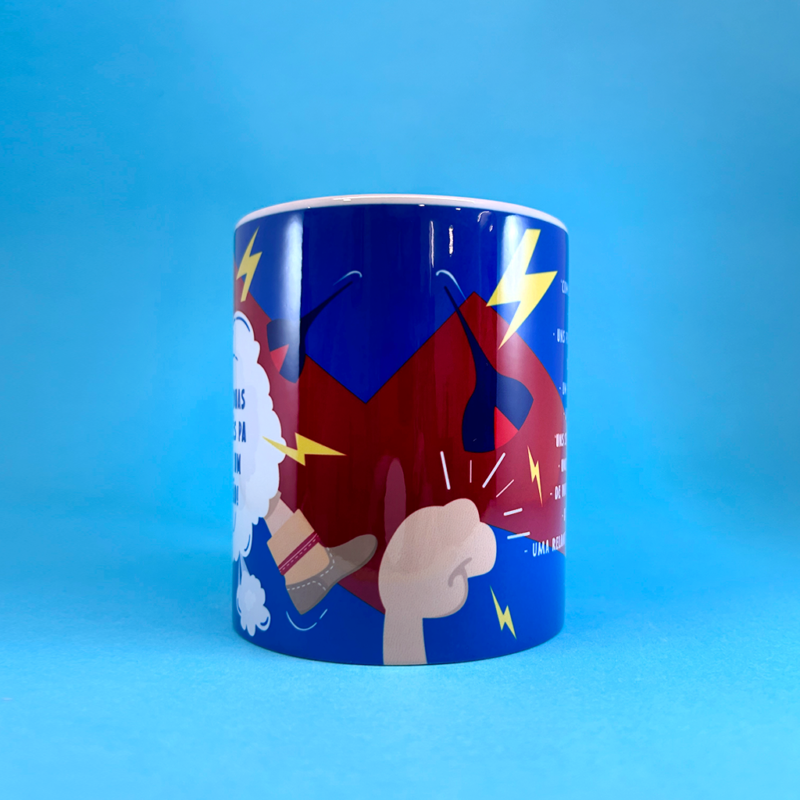 caneca - “Tás ai duas e ai três pa comer um malhão!”