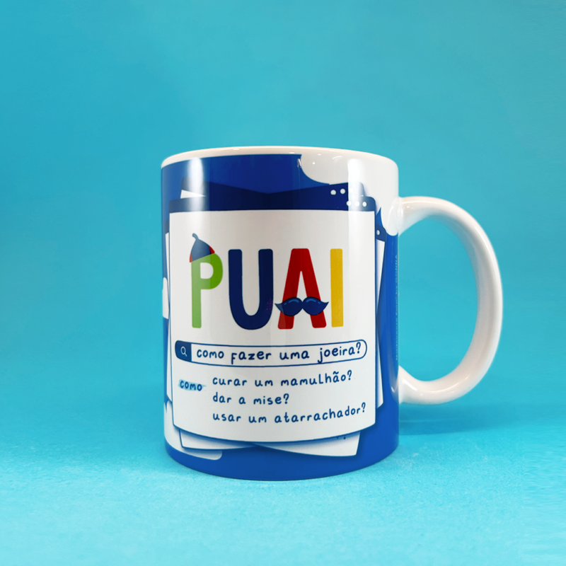 caneca - “Puai – melhor co google!”